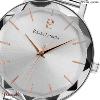Montre PIERRE LANNIER Collection MULTIPLES argenté milanais Femme
