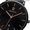 Montre PIERRE LANNIER Collection ECHO Noir acier Homme