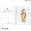 Montre PIERRE LANNIER Collection MULTIPLES doré  milanais Femme