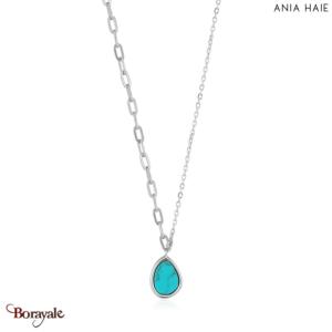 Turning Tide, Collier Argent plaqué rhodium ANIA-HAIE N027-02H