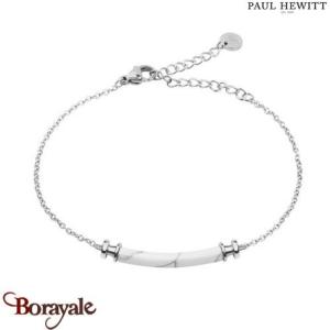 Bracelet Acier/Blanc  PAUL HEWITT Collection Starboard PH-B-WM-S