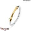 Bague Paul Hewitt Portside acier et acier plaqué or PH-FR-PRO-SG-52