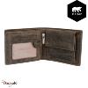 Portefeuille Bear Design en Cuir de vachette brut Brut Collection : brut