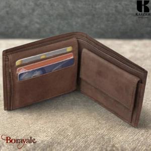 Portefeuille KASZER collection Oregon Marron naturel 512104-MC6