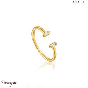 Glow Getter, Bague Argent plaqué Or 14 carats ANIA-HAIE R018-04G