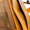Sac bandoulière KASZER collection Wyoming brun naturel moyen 20626-C6