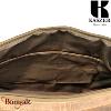 Sac de voyage - sport Kaszer Wyoming en cuir de vachette pleine fleur marron