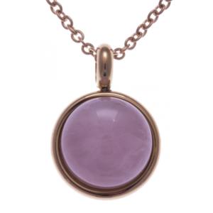 Collier Quartz rose Collection Cabochon YOLA NATURE