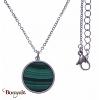 Collier malachite Collection Arbre de vie YOLA NATURE