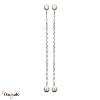 Boucles d'oreilles argent 925° rhodié Borayale Collection : Les étincelantes