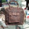 Sac de voyage - sport Kaszer collection Kansas en cuir de buffle marron 21208-C6