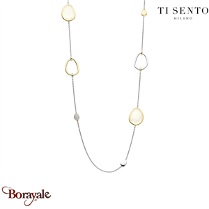 Collier TI Sento Nacre femme 34102MW-80