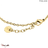 Collier Pierre Lannier Nova acier doré sans nickel BJ08A0201