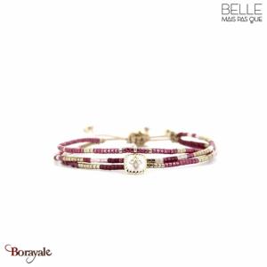 Bracelet Belle mais pas que, Collection: Indian pourpre B-2076-INDI