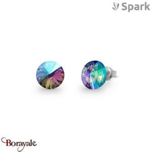 Boucles d'oreilles SPARK With EUROPEAN CRYSTALS  : Sweet Candy 8mm - Paradis bri