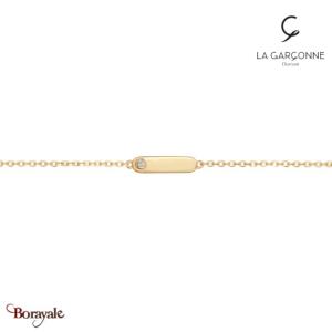 Bracelet La Garçonne Diamant Etats d'âme doré champagne 26300015