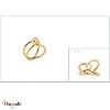 Bague Plaqué Or fin Borayale Collection : Les essentielles Taille : 56
