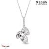 Collier SPARK Silver Jewelry : Arcadia - Blanc cristal