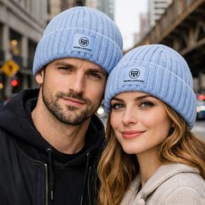 Bonnet Rebel & Rose Bleu clair, Unisex RR-026-K