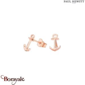Boucles d'oreilles Paul Hewitt Northen delight acier plaqué or rose PH-ER-ND-R