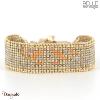 Bracelet Belle mais pas que, Golden Camel, Perles de miyuki dorées à l'or fin