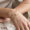 Bracelet AUSTRALE Pierre Lannier BJ22A1251 acier poli de couleur or