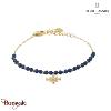 Bracelet ANTHAREA Pierre Lannier BJ25A5261 acier poli de couleur or