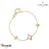 Bracelet ASTORIA Pierre Lannier BJ29A1211 acier poli de couleur or
