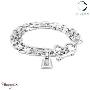 Bracelet Ciclon 1998 Très chic métal plaqué argent 925° CI231107-66-0
