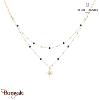 Collier AUSTRALE Pierre Lannier BJ22A4231 acier poli de couleur or