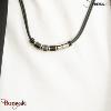 Collier homme Phebus silicone et acier 75-0195