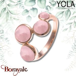 Bague Quartz rose, Collection: Nature et élégance YOLA