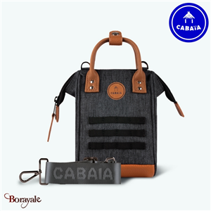 Sac bandoulière Cabaïa mini, Londres, Nano Bag en Polyester