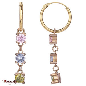 Boucles d'oreilles, Gemstar Brand Femme, collection Pop