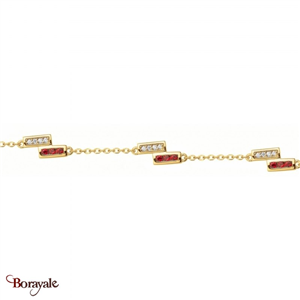 Bracelet, Gemstar Brand Femme, collection Borayale plaqué Or