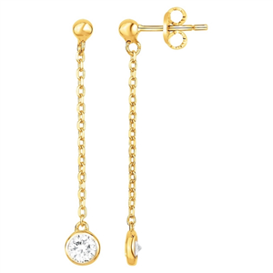 Boucles d'oreilles Gemstar Brand, collection : Plaqué OR Femme