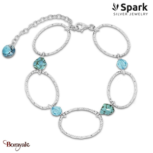 Bracelet SPARK Silver Jewelry : Meteor - Turquoise