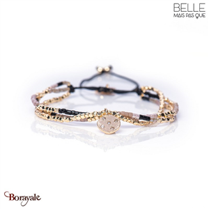 Bracelet -Belle mais pas que- collection Black Mocha B-1532-MOCHA