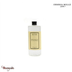 Recharge 500ml pour Mikado Cereria Molla Bergamotte de Calabre