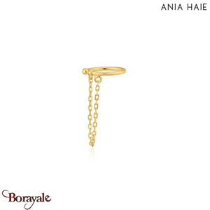 Ear We Go, Manchette d'oreille Argent plaqué Or 14 carats ANIA-HAIE E023-13G