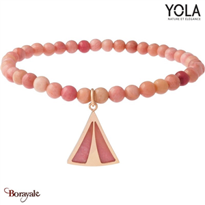 Bracelet Rhodonite, Collection: Nature et élégance YOLA