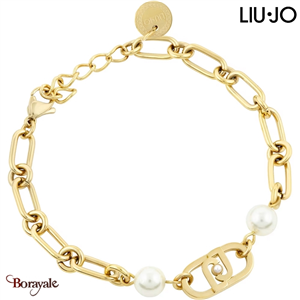 Bracelet Liu Jo femme, Collection : Pearls Doré LJ1735