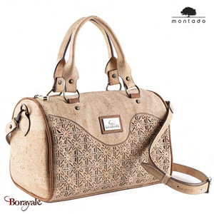 Sac à main MONTADO en liège naturel, made in Portugal Femme 3013-NATURAL