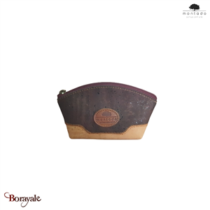 Trousse maquillage MONTADO en liège naturel, made in Portugal Femme 65301-NM