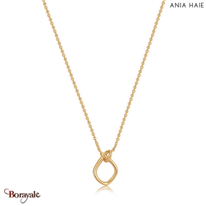 Collier Ania Haie Forget Me Knot plaqué or 14 carats sur argent N029-02G