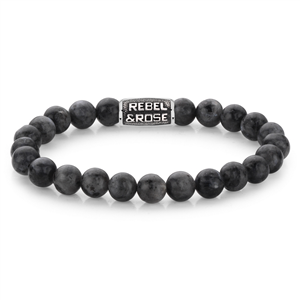 Bracelet Rebel & Rose Collection : Grey Seduction Vintage Taille L RR-80097-V-L