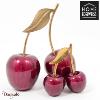 Cerise 21 cm Home Edelweiss collection : Gaia Rouge nacré et or