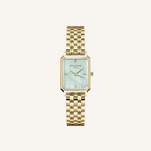 Montre Rosefield Octagon XS vert menthe Or Femme OGGSG-O71