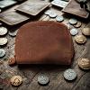 Porte monnaie et cartes KASZER collection Oregon Marron naturel 501204-MC6