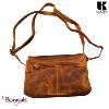 Sac bandoulière KASZER collection Wyoming brun naturel moyen 20626-C6